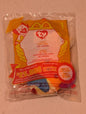 Lips - McDonald's / Ty Teenie Beanie Baby (Pink, Yellow, Blue, 2000, Plush, Toy, Vintage, Stuffed Animal, Retired)
