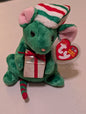 Jingle the Mouse - Ty Beanie Baby (Green, 2006, MWMT, Plush, Toy, Stuffed Animal, Vintage, Retired)