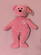 Sakura II the Bear - Ty Beanie Baby (Pink, 2000, MWMT, Plush, Toy, Stuffed Animal, Vintage, Retired)