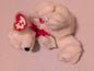 Amore the Love Bear - Ty Beanie Baby (White, 1993, Vintage, MWMT, Plush, Toy, Stuffed Animal, Retired)