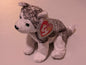Blizzard the Husky - Ty Beanie Baby (White, Gray, 2003, Vintage, MWMT, Plush Toy, Stuffed Animal, Retired)