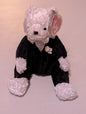 Groom the Bear - Ty Beanie Baby (Black, White, 2002, Vintage, MWMT, Plush, Toy, Stuffed Animal, Retired)
