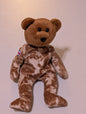 Hero the Bear TY Beanie Baby (Vintage, Retired,VTG, Stuffed Animal, Plush, Toy)