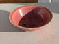 ceramic bowl red vintage Art Wells Pottery