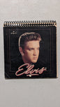 Elvis Calendar from Hallmark - 1990s  (Paper, Cardboard, Metal Notepad, Retro, Music Memorabilia, Black, Red, White, Collectable, Vintage, Original)