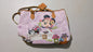 Epcot International Flower & Garden Festival 2018 Tote Bag from Dooney & Bourke - 2018 Passholder Exclusive Handbag (Coated Cotton, Leather Tote Bag, Disney Characters, Gardening, Epcot, Pink, Tan, Multi-color)