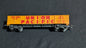 Union Pacific Cushioned Load Boxcar Boxcar likely from Tyco/Life-Like - 1970s HO Scale Model Train (Plastic, Metal Boxcar, Not Applicable, Yellow, Red)