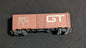 Grand Trunk Western Boxcar Boxcar likely from Athearn - 1980s HO Scale Model Train (Plastic, Metal Boxcar, Not Applicable, Brown, White)