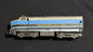 Baltimore & Ohio F-Unit Diesel Locomotive likely from Life-Like/Model Power - 1970s-1980s HO Scale Model Train (Plastic, Metal Diesel Locomotive, Not Applicable, Blue, Grey, Black)