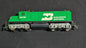 Burlington Northern SD-Series Diesel Locomotive likely from Athearn - 1980s-1990s HO Scale Model Train (Plastic, Metal Diesel Locomotive, Not Applicable, Green, Black, White)