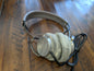 H-43B/U Radio Headset from RCA - 1950s-1960s Collectibles, Militaria, Electronics (Aluminum, Leather, Plastic, Rubber Military Headset, Industrial, Military, Steampunk, Silver, Grey, Black, RCA, H-43B/U, military, headset, vintage)