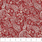 Paisley Red Farmhouse 28607-24 Cotton 44"/45" Fabric Per Yard