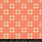 Paper Cuts 2 Canyon Orange Paper Star Patchwork Geometric Cotton 43"/44" Fabric Per Yard
