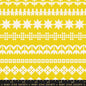 Paper Cuts 2 Starfruit Yellow Stripes Knit Cotton 43"/44" Fabric Per Yard