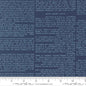 Paper Hamlet Midnight Book Pages Cotton 44"/45" Fabric Per Yard