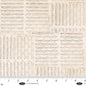 Parisian Snippets Digital Ecru Music and Dots Cotton 44"/45" Fabric Per Yard