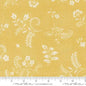 Parlor Boho Flowers Maize Cotton 44"/45" Fabric Per Yard