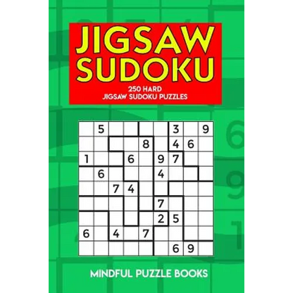 Jigsaw Sudoku: 250 Hard Jigsaw Sudoku Puzzles - Paperback