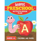 Worms Preschool Activity Book Plus: For Ages 3-6 Coloring In and more fun! - Paperback