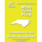 North Carolina 4th Grade Math Test Prep: Common Core Learning Standards - Paperback