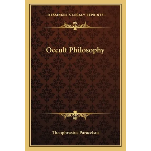 Occult Philosophy - Paperback