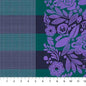 Perennial Borders Festival in Ocean BAMT141-82 Cotton Wideback Fabric per yard