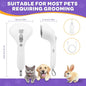 Pet Grooming Brush for Cats & Dogs- Self Cleaning Rechargeable Deshedding