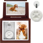 Pet Memorial Urn Keepsake Box with Photo Frame, Paw Print Kit & Photo Album