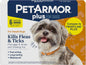 PetArmor Plus Flea Tick Treatment Dogs Waterproof Fast Acting 5-132lbs
