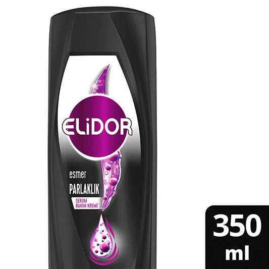 Elidor Hair Serum for Dark Hair - Nourishing Leave-in Conditioner with Chia Seed Oil, Vitamin E & Keratin for Shine Enhancement