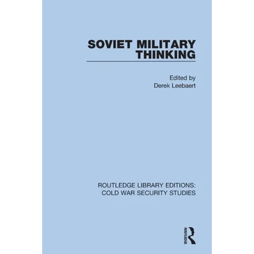 Soviet Military Thinking - Paperback
