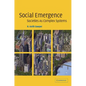 Social Emergence: Societies as Complex Systems - Paperback