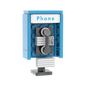 Phone Booth - Pay Phone -  Custom Printed Set - Made Using LEGO® Parts
