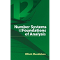 Number Systems and the Foundations of Analysis - Paperback