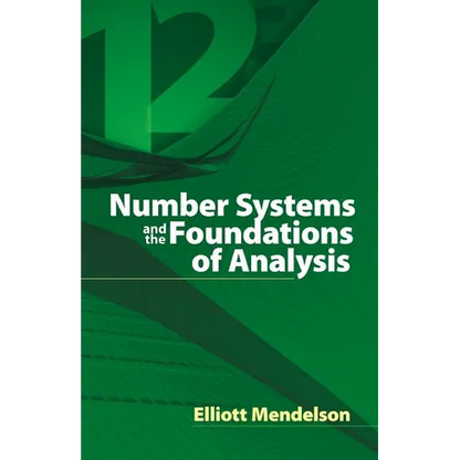 Number Systems and the Foundations of Analysis - Paperback