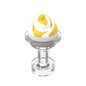Pineapple Whip Ice Cream Dessert -  Custom Printed - Made Using LEGO® Parts