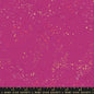 Pink Berry Speckled Metallic Cotton Wideback Fabric per yard