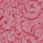 Pink Rosette Elegant Scroll Cotton Wideback Fabric per yard