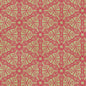 Pismo Cadmium Red/Chino Ground Works Cotton 44"/45" Fabric Per Yard