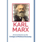 A Contribution to the Critique of Political Economy - Paperback