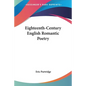 Eighteenth-Century English Romantic Poetry - Paperback