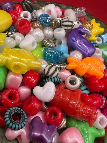 DIY Friendship Bracelet Kit – 1 oz Assorted Beads & String