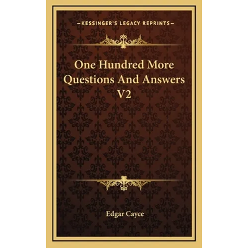 One Hundred More Questions And Answers V2 - Hardcover