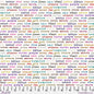 Polychrome Paper Stamped Cotton 44"/45" Fabric Per Yard
