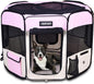 Pop Up Dog Playpen Portable Foldable Pet Exercise Pen Indoor Outdoor Puppy Travel