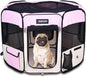 Pop Up Dog Playpen Portable Foldable Pet Exercise Pen Indoor Outdoor Puppy Travel