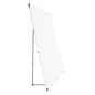 Portable Design Wall 72in Square White