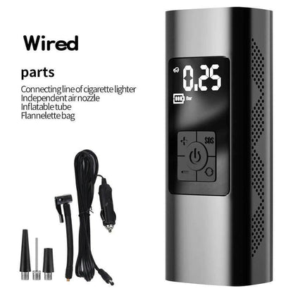 Portable Rechargeable Wireless Electric Tire Inflator