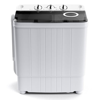 17.6 lbs Portable Washing Machine with Drain Pump