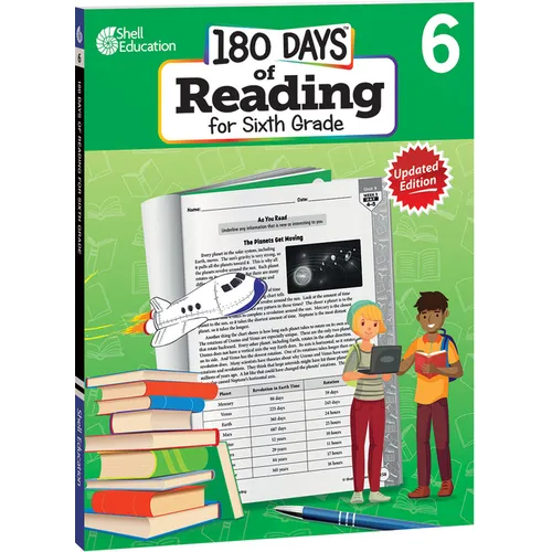 180 Days(tm) Reading for Sixth Grade, 2nd Edition: Practice, Assess, Diagnose - Paperback